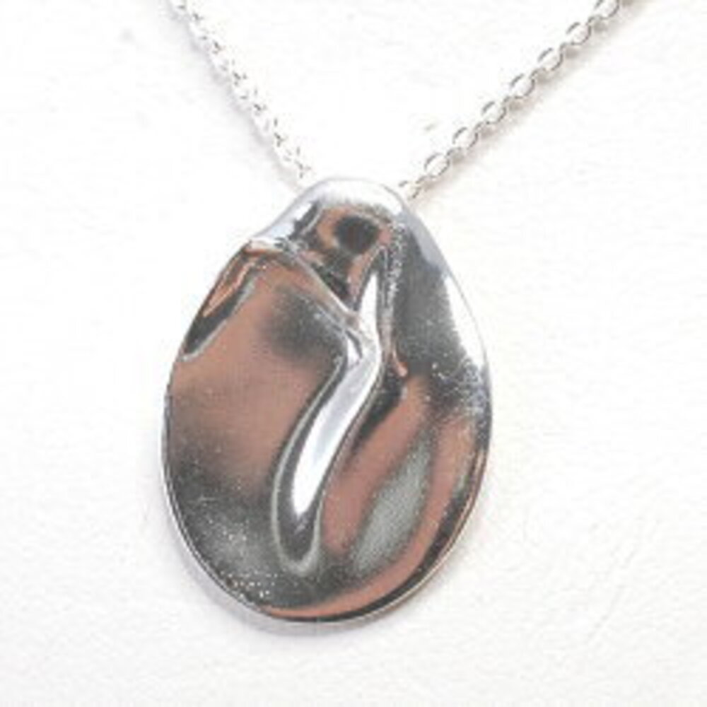 Tiffany Madonna Necklace Elsa Peretti Sterling Silver Polished